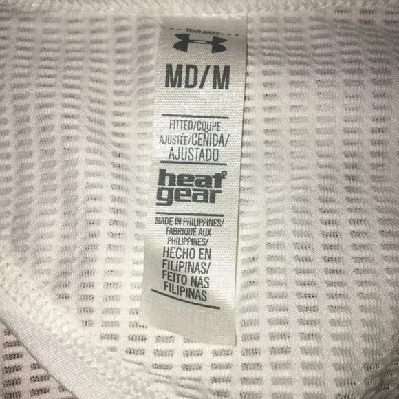 Under Armour UA Fly-By White Short Sleeve Shirt - Picture 2 of 7